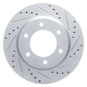 DFC® - Premium Drilled and Slotted Front Passenger Side Brake Rotor