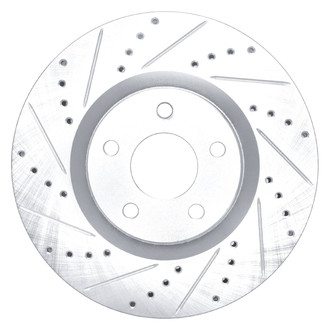 DFC® - Premium Drilled and Slotted Front Driver Side Brake Rotor