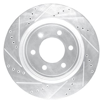 DFC® - Premium Drilled and Slotted Front Driver Side Brake Rotor