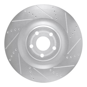 DFC® - Premium Drilled and Slotted Front Passenger Side Brake Rotor