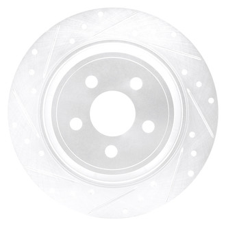 DFC® - Premium Drilled and Slotted Rear Driver Side Brake Rotor
