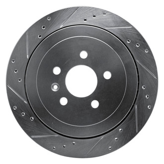 DFC® - Premium Drilled and Slotted Rear Driver Side Brake Rotor