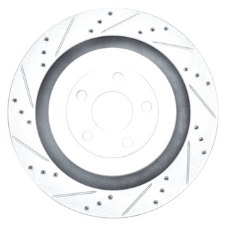 DFC® - Premium Drilled and Slotted Rear Driver Side Brake Rotor