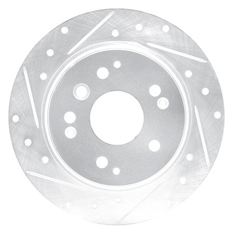 DFC® - Premium Drilled and Slotted Rear Driver Side Brake Rotor