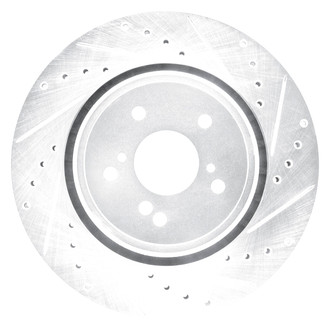 DFC® - Premium Drilled and Slotted Front Passenger Side Brake Rotor