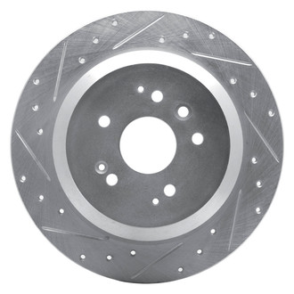 DFC® - Premium Drilled and Slotted Rear Driver Side Brake Rotor