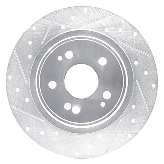 DFC® - Premium Drilled and Slotted Rear Driver Side Brake Rotor