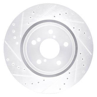DFC® - Premium Drilled and Slotted Front Driver Side Brake Rotor