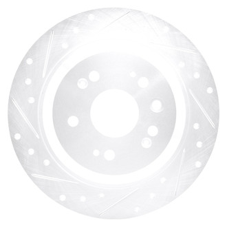 DFC® - Premium Drilled and Slotted Rear Driver Side Brake Rotor