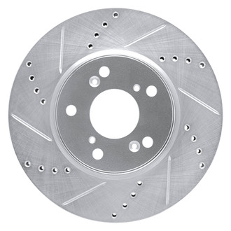 DFC® - Premium Drilled and Slotted Front Driver Side Brake Rotor