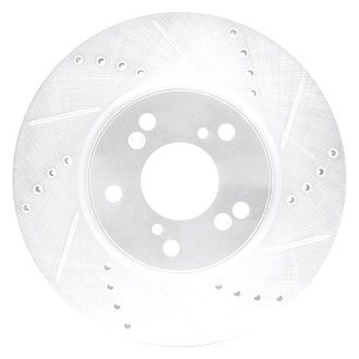 DFC® - Premium Drilled and Slotted Front Passenger Side Brake Rotor