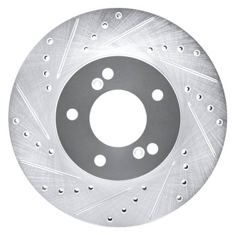 DFC® - Premium Drilled and Slotted Front Driver Side Brake Rotor