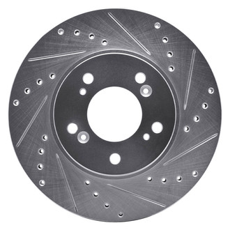 DFC® - Premium Drilled and Slotted Front Passenger Side Brake Rotor