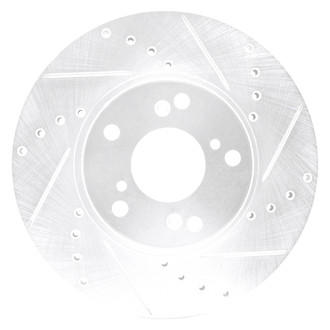 DFC® - Premium Drilled and Slotted Front Passenger Side Brake Rotor