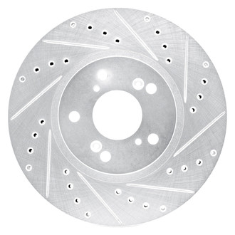 DFC® - Premium Drilled and Slotted Front Passenger Side Brake Rotor