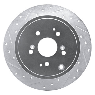 DFC® - Premium Drilled and Slotted Rear Driver Side Brake Rotor