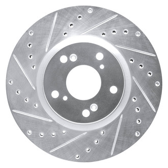 DFC® - Premium Drilled and Slotted Front Driver Side Brake Rotor