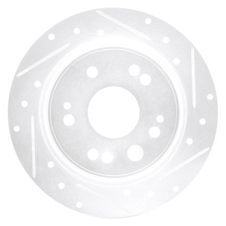 DFC® - Premium Drilled and Slotted Rear Passenger Side Brake Rotor