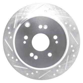 DFC® - Premium Drilled and Slotted Rear Driver Side Brake Rotor