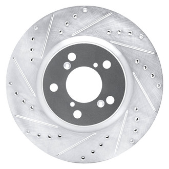 DFC® - Premium Drilled and Slotted Front Driver Side Brake Rotor