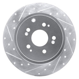 DFC® - Premium Drilled and Slotted Rear Driver Side Brake Rotor