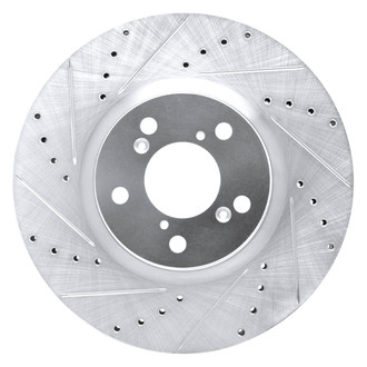 DFC® - Premium Drilled and Slotted Front Driver Side Brake Rotor