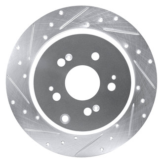 DFC® - Premium Drilled and Slotted Rear Driver Side Brake Rotor