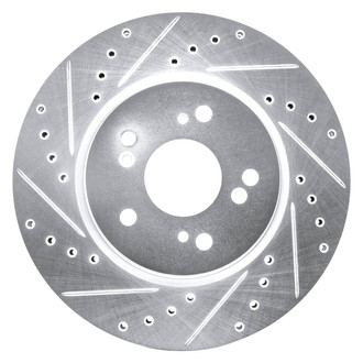 DFC® - Premium Drilled and Slotted Front Driver Side Brake Rotor