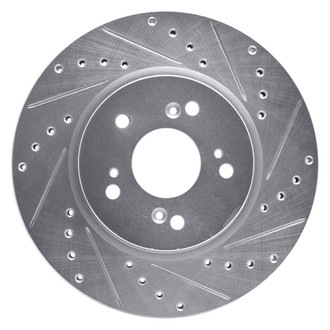 DFC® - Premium Drilled and Slotted Front Passenger Side Brake Rotor