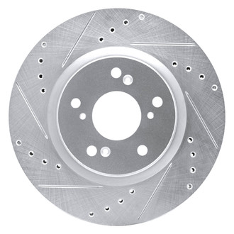 DFC® - Premium Drilled and Slotted Front Driver Side Brake Rotor