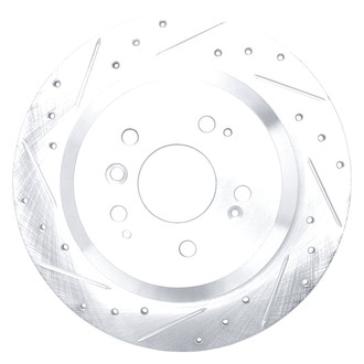 DFC® - Premium Drilled and Slotted Rear Driver Side Brake Rotor
