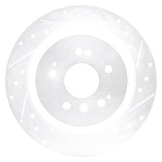 DFC® - Premium Drilled and Slotted Rear Passenger Side Brake Rotor