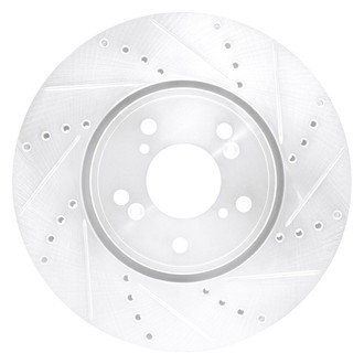 DFC® - Premium Drilled and Slotted Front Passenger Side Brake Rotor