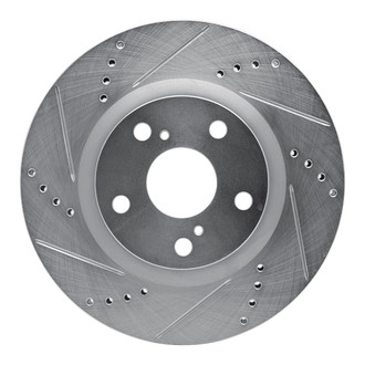 DFC® - Premium Drilled and Slotted Rear Driver Side Brake Rotor