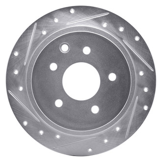 DFC® - Premium Drilled and Slotted Rear Driver Side Brake Rotor