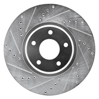 DFC® - Premium Drilled and Slotted Front Driver Side Brake Rotor