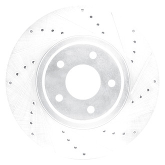 DFC® - Premium Drilled and Slotted Front Passenger Side Brake Rotor