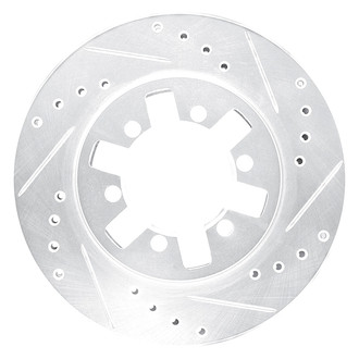 DFC® - Premium Drilled and Slotted Front Passenger Side Brake Rotor