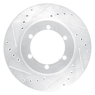 DFC® - Premium Drilled and Slotted Front Driver Side Brake Rotor