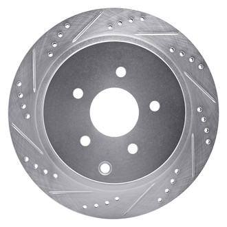 DFC® - Premium Drilled and Slotted Rear Driver Side Brake Rotor