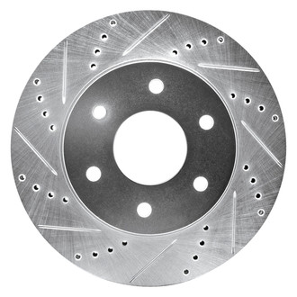 DFC® - Premium Drilled and Slotted Front Driver Side Brake Rotor