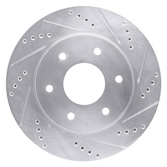 DFC® - Premium Drilled and Slotted Front Passenger Side Brake Rotor