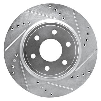 DFC® - Premium Drilled and Slotted Front Passenger Side Brake Rotor