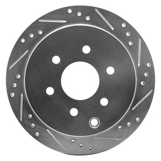 DFC® - Premium Drilled and Slotted Rear Passenger Side Brake Rotor