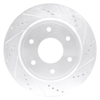 DFC® - Premium Drilled and Slotted Front Passenger Side Brake Rotor