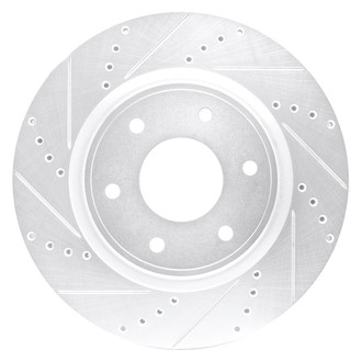 DFC® - Premium Drilled and Slotted Front Driver Side Brake Rotor