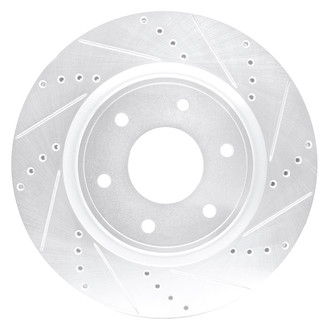 DFC® - Premium Drilled and Slotted Front Passenger Side Brake Rotor