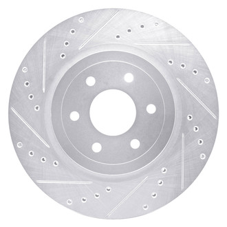 DFC® - Premium Drilled and Slotted Front Driver Side Brake Rotor