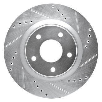 DFC® - Premium Drilled and Slotted Front Passenger Side Brake Rotor
