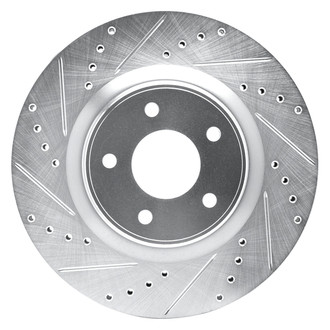 DFC® - Premium Drilled and Slotted Front Driver Side Brake Rotor